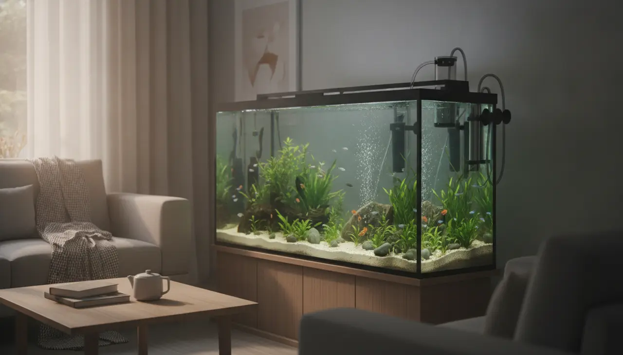 The Best Quiet Aquarium Filters for a Peaceful Living Room visual summary
